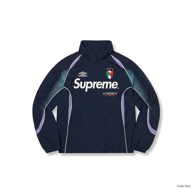 Supreme sporty dark blue jacket