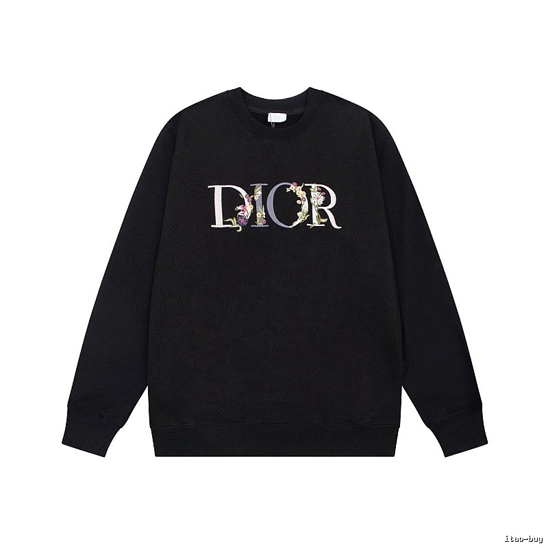 Sweatshirt by Dior with Black Sweatshirt with Dior Floral