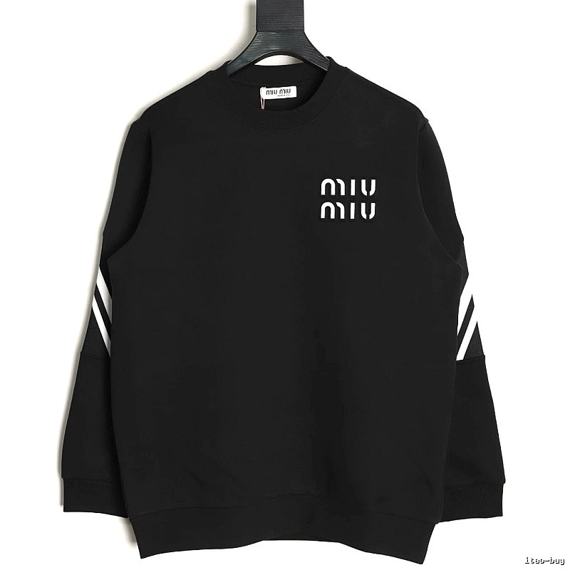 Sweatshirt by Miu Miu with Black Sweatshirt with White Miu
