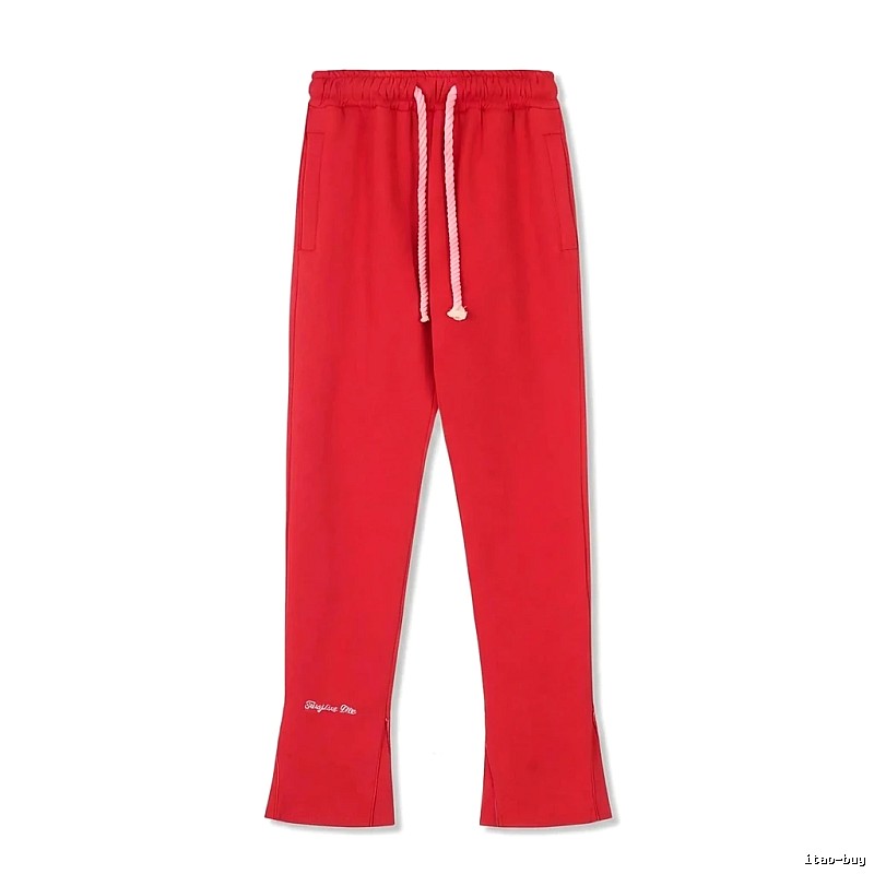 SynaWorld casual-style red long trousers