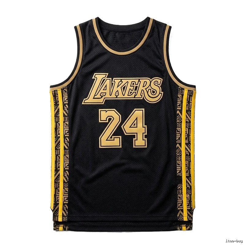 The No. 24 black jersey of the Los Angeles Lakers