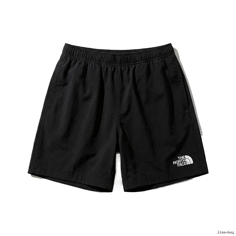 The North Face minimalist style black shorts