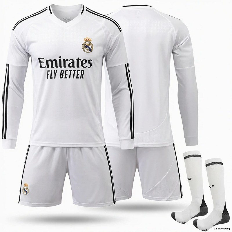 The white sporty jersey of Real Madrid.