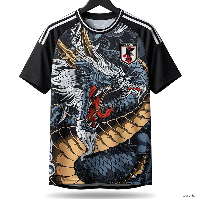Tokyo Ghoul Dragon Pattern Black Short-sleeve Shirt