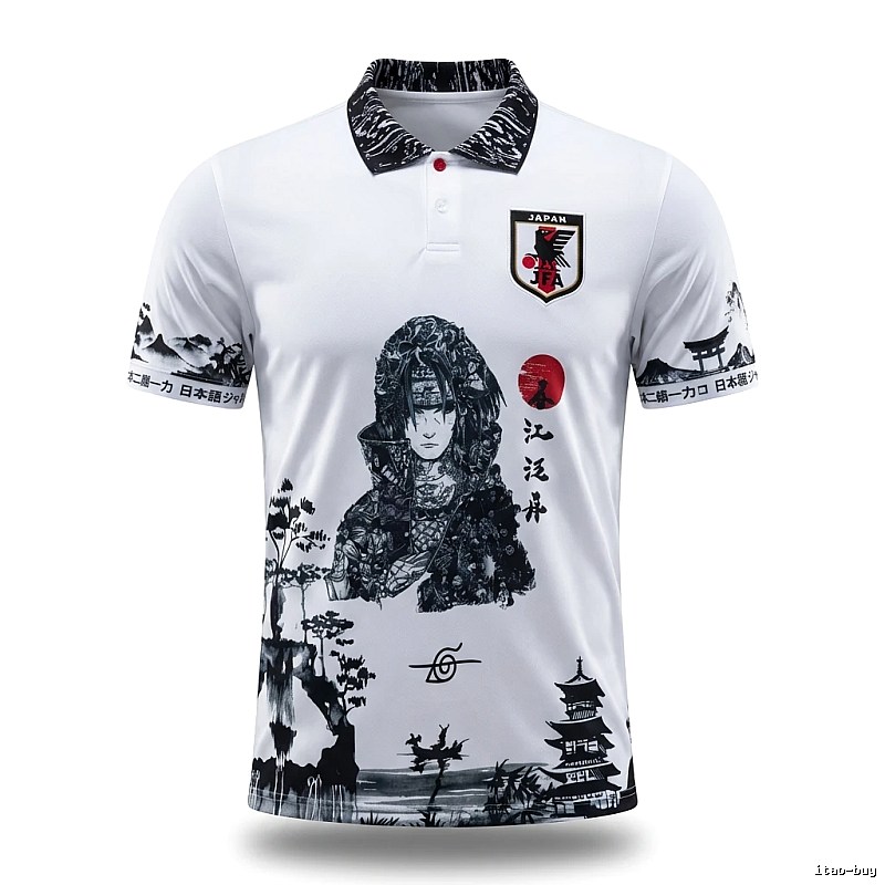Tokyo Ghoul wind white short-sleeved shirt.