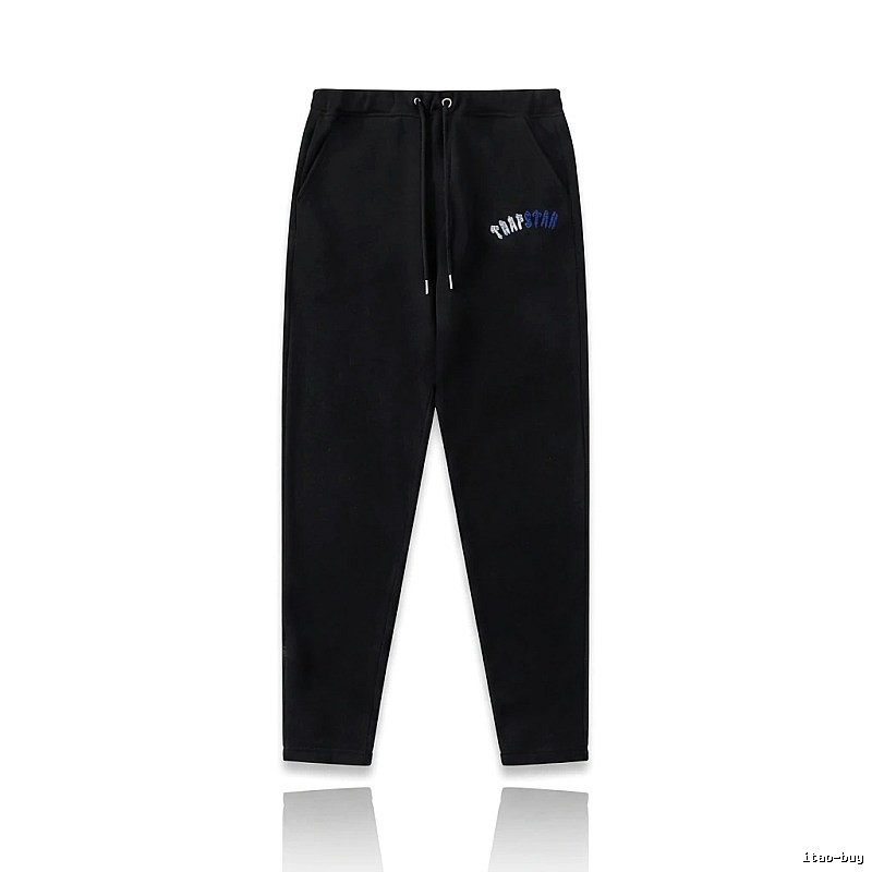 Trapstar minimalist style black sweatpants