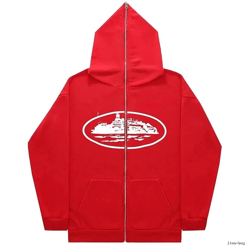 Trapstar Premium Style Graphic zip hoodie Black Zip Pink for Resort Outfits