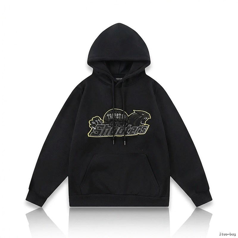 Trapstar Print Trendy and Cool Black Sweatshirt