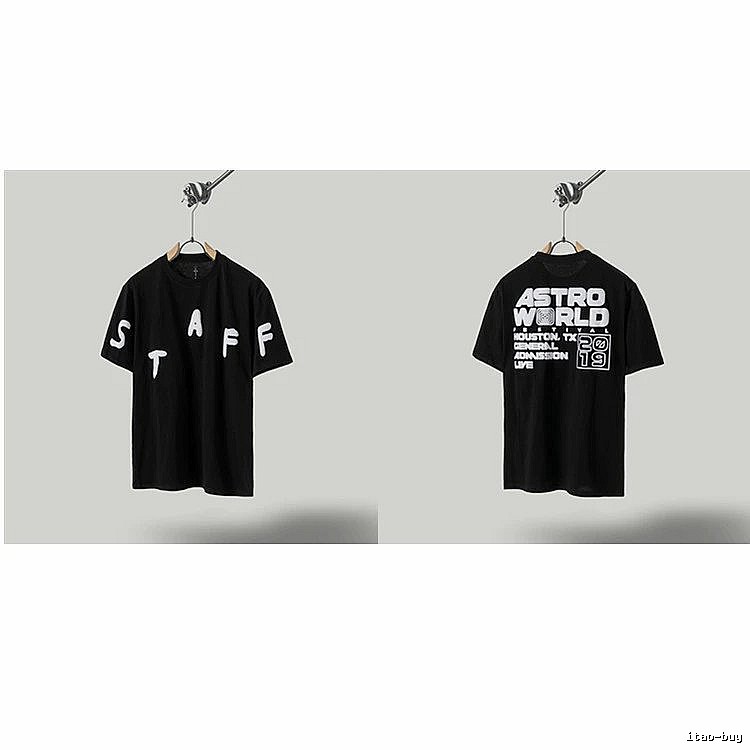Travis Scott Astroworld Street Style Black T-Shirt