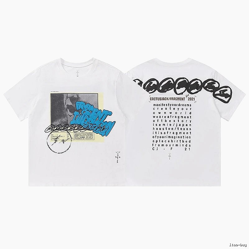 Travis Scott Relaxed Graphic T-shirt Brown Travis Scott with Designer-Inspired Detail