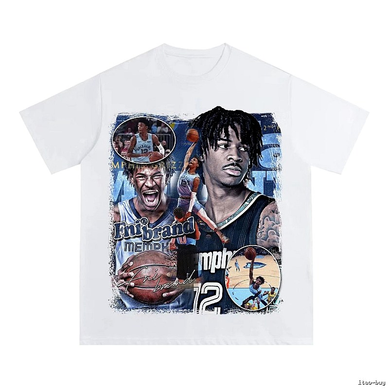 Tupac Travel Portrait graphic T-shirt Black Tupac Collage with Modern Look