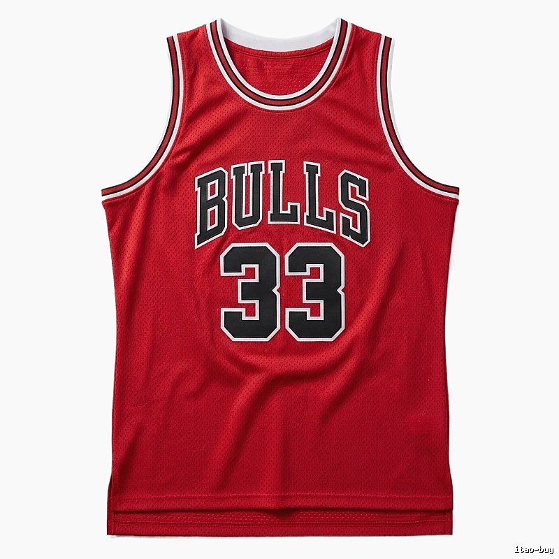 Vintage red jersey of the Michael Jordan.