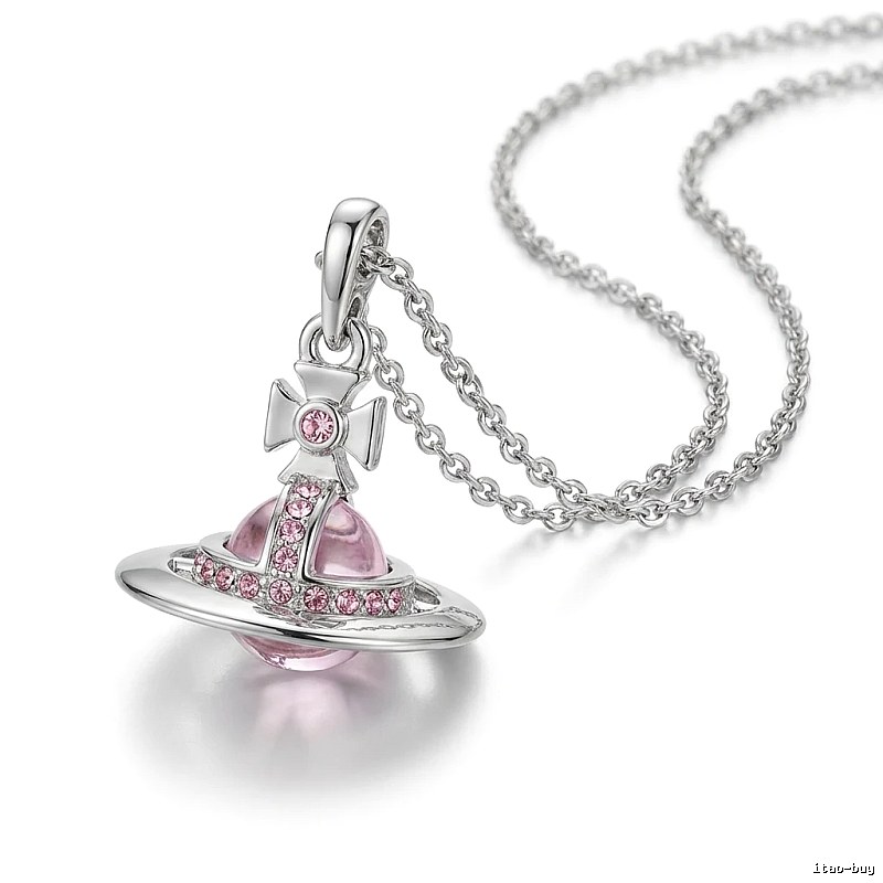 Vivienne Westwood Saturn series silver necklace