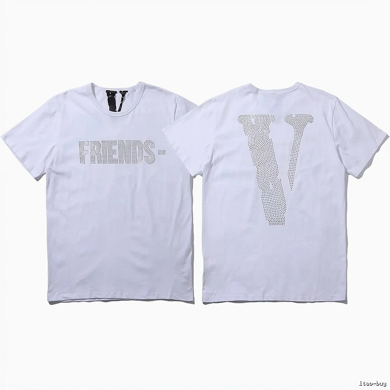 Vlone Friends Series Simple White T-shirt