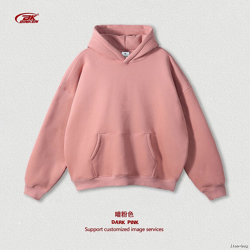 Weekend Pullover hoodie Navy Blank Kangaroo for Seasonal Looks