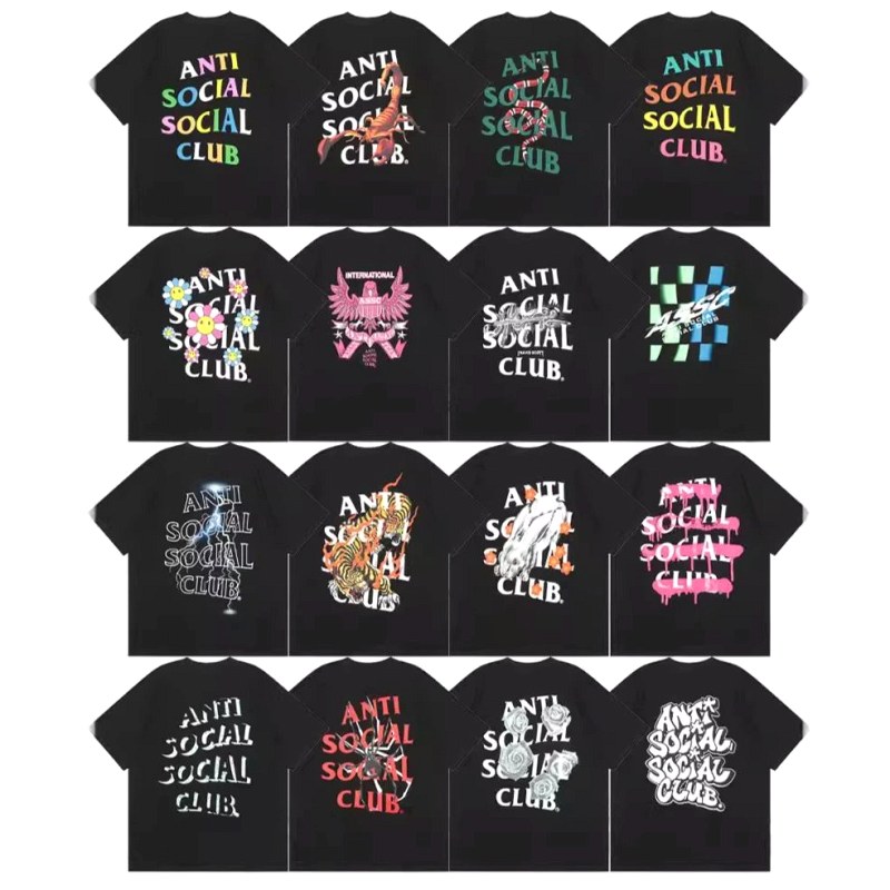 Avis sur la collection de T-shirts multicolores Anti Social Social Club : nous avons noté les photos QC de l'agent avant le départ du colis